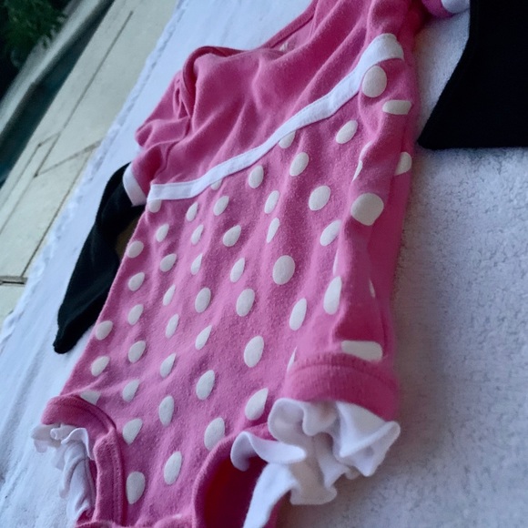 Minnie Mouse Onesie with Minnie Ears Hat - Picture 4 of 6